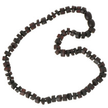 Baltic Amber Teething Necklace Tabletted Cherry in Gift Box