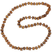 Baltic Amber Teething Necklace Tabletted Cognac in Gift Box