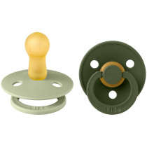 BIBS Pacifier Latex - Sage/Hunter Green Size 1