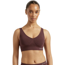 Boody Padded Shaper Crop Bra-Mulberry