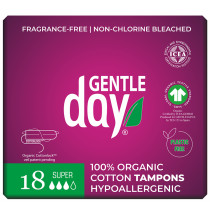 Gentle Day Tampons Super - Organic & Hypoallergenic