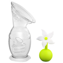 Haakaa Gen. 2 Silicone Breast Pump 150ml & Flower Stopper 