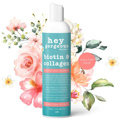 Buy Hey Gorgeous Biotin & Collagen Shampoo Online | Faithful to Nature