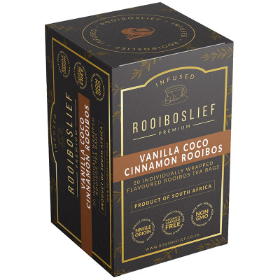 Buy Rooiboslief Premium Infused Rooibos – Vanilla Coco Cinnamon Online ...