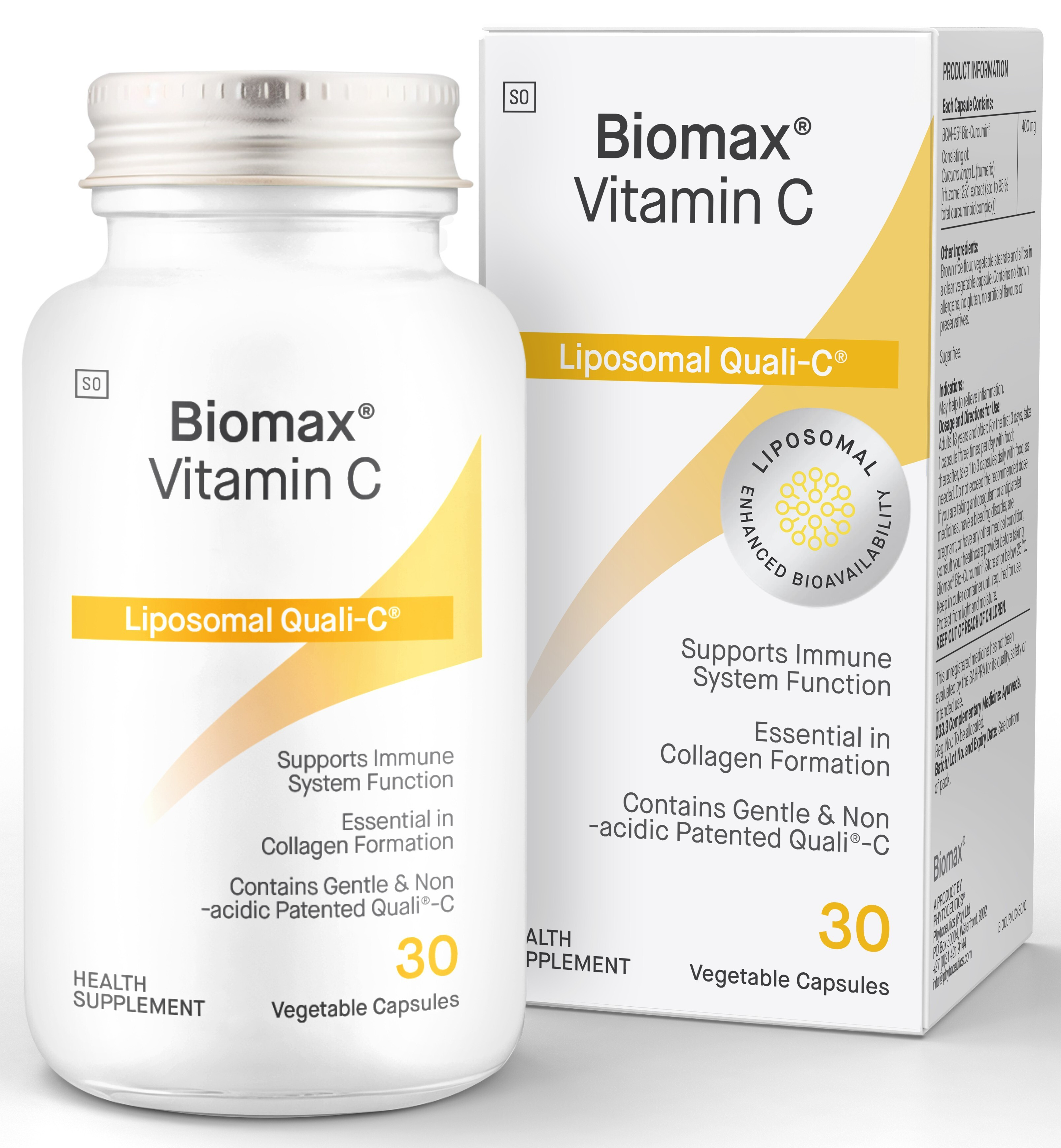 Buy Biomax® Liposomal Vitamin C 500mg Online | Faithful to Nature