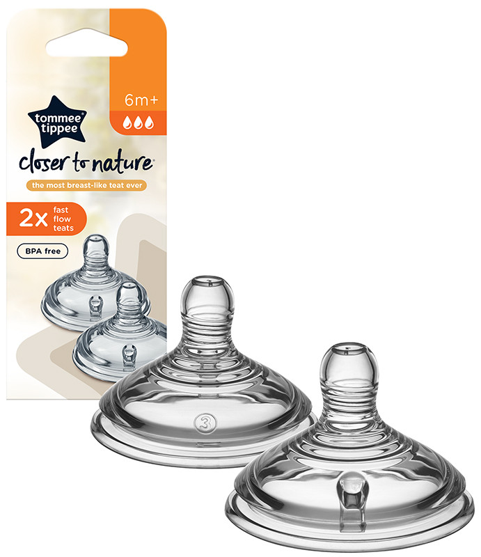 Buy Tommee Tippee Closer To Nature Fast Flow Teats Online