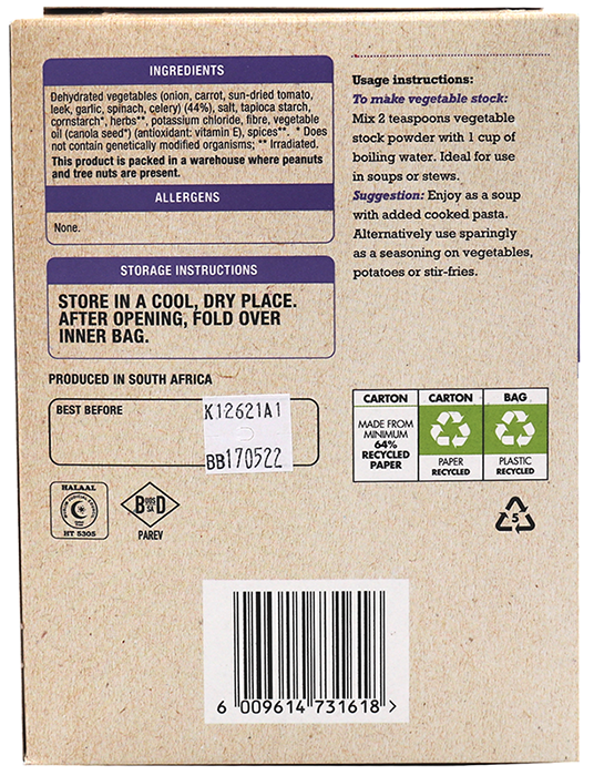 Buy Health Connection Gourmet Vegetable Stock Powder Online Faithful