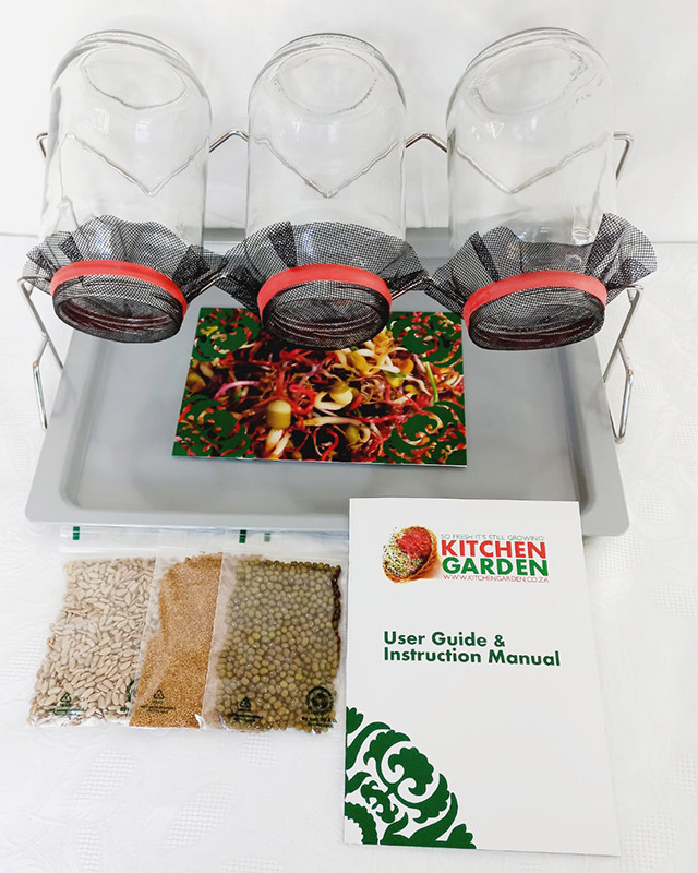 Buy Kitchen Garden 3L Sprouting Kit Online Faithful to Nature