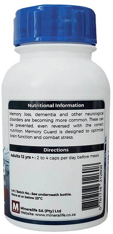 Buy Mineralife Memory Guard Online | Faithful to Nature