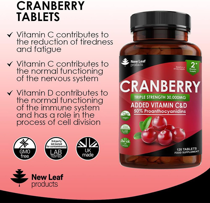 Buy New Leaf Cranberry Complex Tablets Online Faithful to Nature