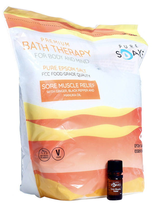 Buy Pure Soak Bath Therapy Salts Sore Muscle Relief Online Faithful
