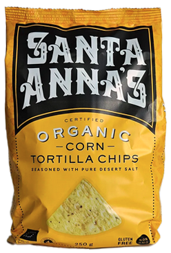 Buy Santa Anna's Organic Corn Chips, 250g Online Faithful to Nature
