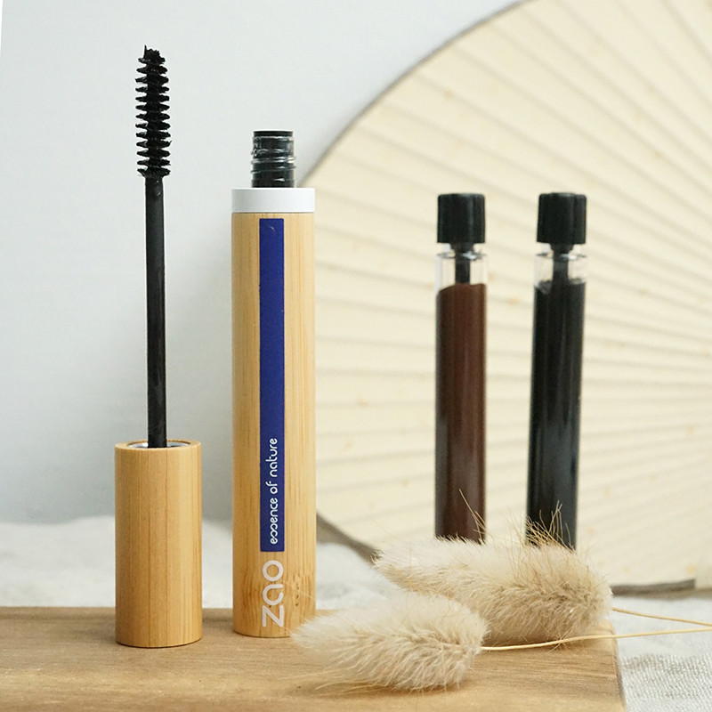 Buy Zao Essence of Nature Mascara Aloe Vera Dark Brown Online Faithful to Nature