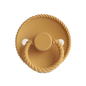 Buy FRIGG Pacifier 100% Natural Latex Rope Size 1 - Honey Gold Online ...