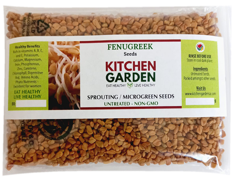 Buy Kitchen Garden Fenugreek Sprouting Seeds 100g Online | Faithful to