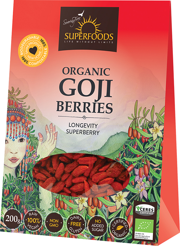 Buy Superfoods Organic Raw Goji Berries Online | Faithful to Nature