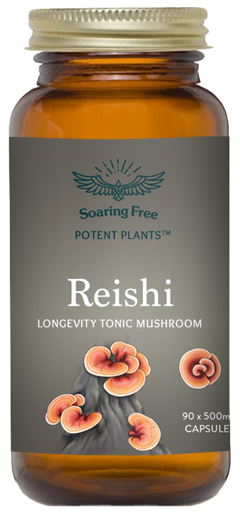 Buy Soaring Free Reishi Mushroom Capsules Online | Faithful to Nature