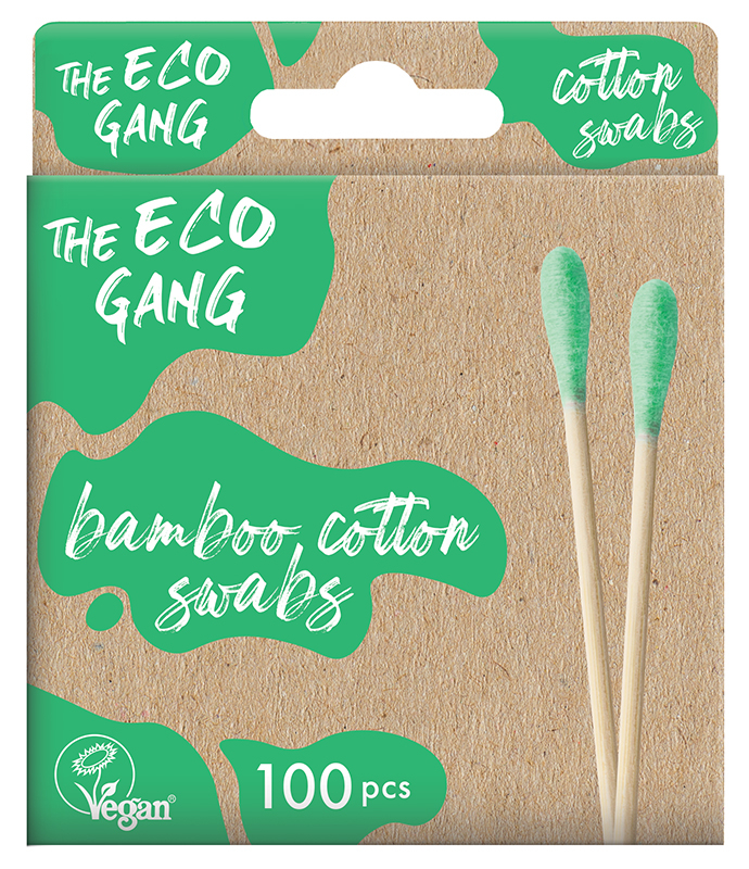 Buy The Eco Gang Bamboo Cotton Swabs Green Online Faithful to Nature