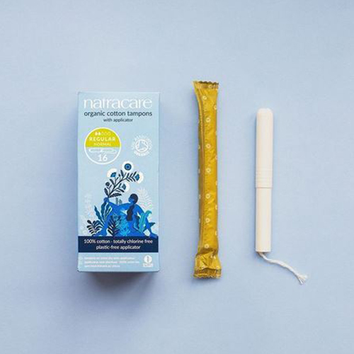 Regular Organic Cotton Tampons with Applicator - Natracare